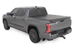 Toyota Tundra Bed Cover - Rough Country - Hard Tri-Fold Flip Up - '22-'24